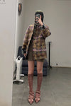 Vitelli leg cover FW22_LFT_002 gray coffee